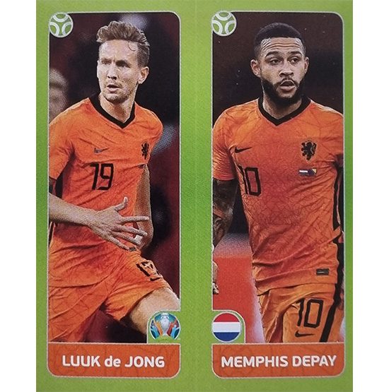 Panini EURO 2020 Sticker Nr 267 De Jong Depay