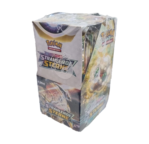 Pokémon Schwert und Schild Strahlende Sterne / 1x Display je 18x Booster (Deutsche Version)