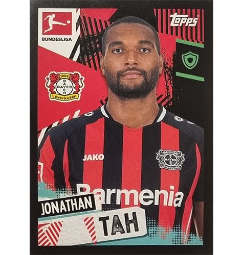 Topps Bundesliga Sticker Saison 2021/2022 Nr 306 Jonathan Tah