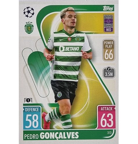 Topps Champions League 2021/2022 Nr 313 Pedro Goncalves