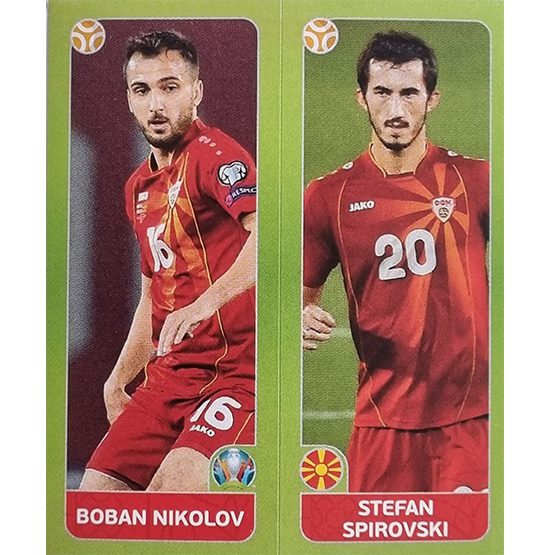 Panini EURO 2020 Sticker Nr 314 Nikolov Spirovski