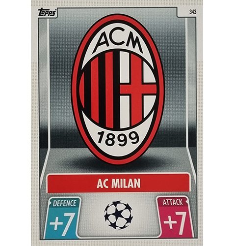Topps Champions League 2021/2022 Nr 343 Ac Milan Team Badge