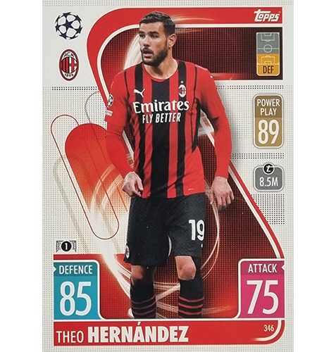 Topps Champions League 2021/2022 Nr 346 Theo Hernandez