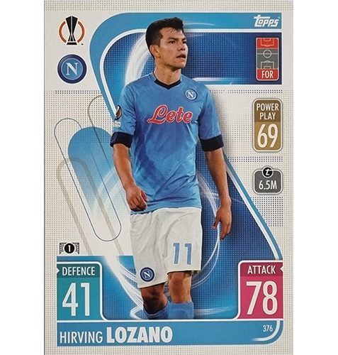 Topps Champions League 2021/2022 Nr 376 Hirving Lozano