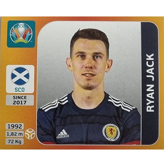Panini EURO 2020 Sticker Nr 447 Ryan Jack