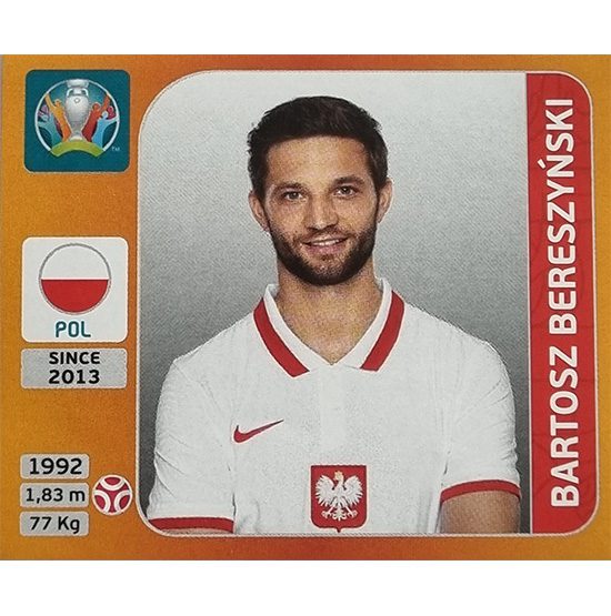 Panini EURO 2020 Sticker Nr 463 Bartosz Bereszynski