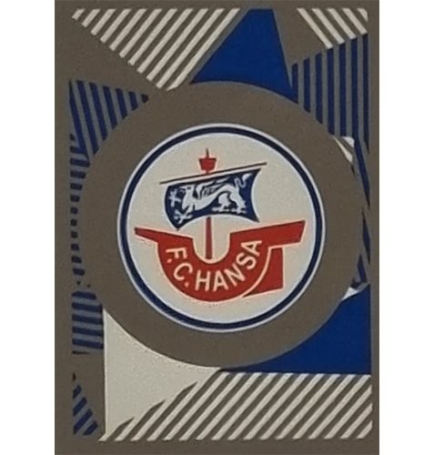 Topps Bundesliga Sticker Saison 2021/2022 Nr 481 FC Hansa Rostock Logo