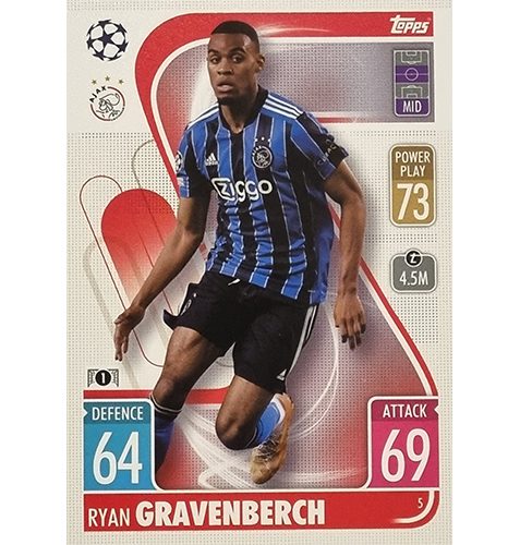 Topps Champions League 2021/2022 Nr 005 Ryan Gravenberch
