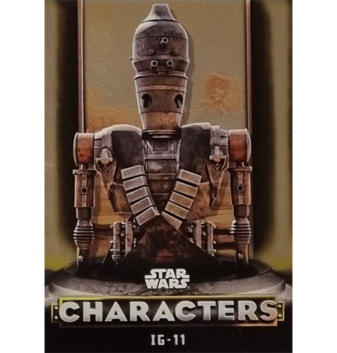 Topps The Mandalorian Trading Cards 2021 Nr C 05 IG-11 Yellow Parallels