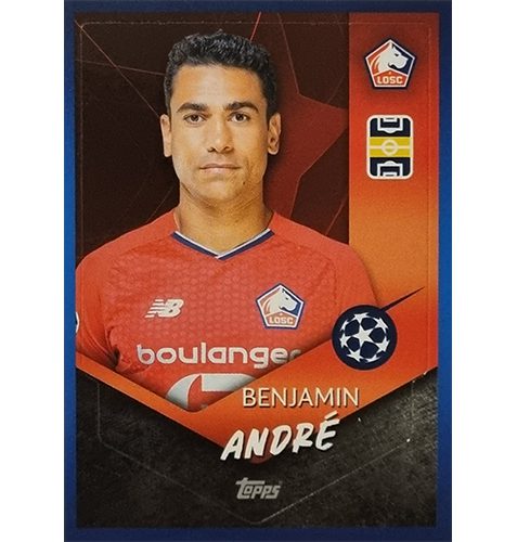 Topps Champions League Sticker 2021/2022 Nr 509 Benjamin Andre