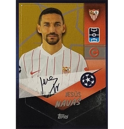Topps Champions League Sticker 2021/2022 Nr 523 Jesus Navas