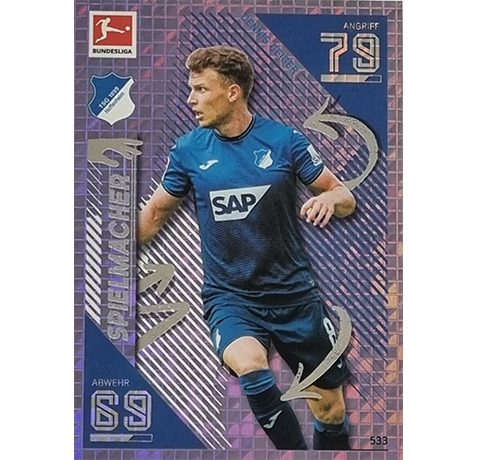 Topps Match Attax Extra 2021/22 Bundesliga Nr - 533 Dennis Geiger Spielmacher