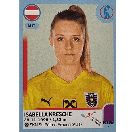 Panini Frauen EM 2022 Sticker - Nr 054 Isabella Kresche