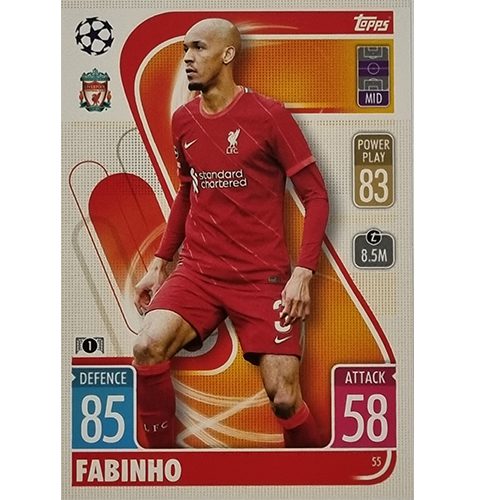 Topps Champions League 2021/2022 Nr 055 Fabinho