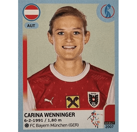 Panini Frauen EM 2022 Sticker - Nr 055 Carina Wenninger