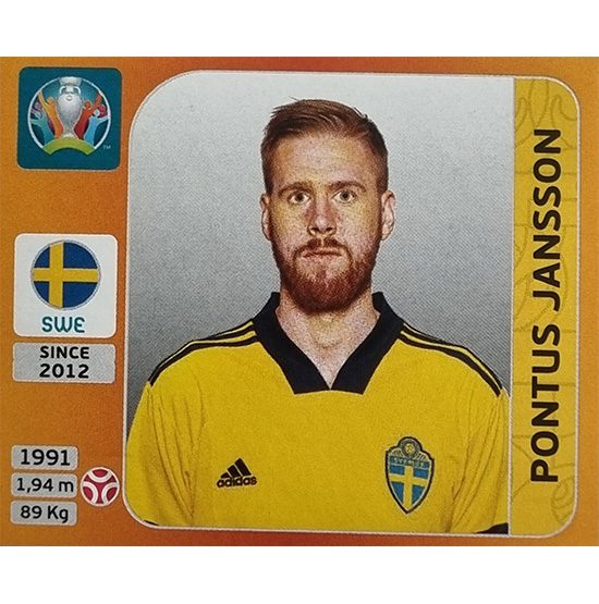 Panini EURO 2020 Sticker Nr 553 Pontus Janson