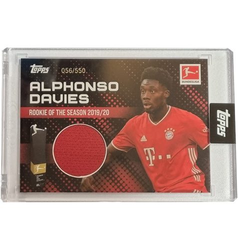 Topps Alphonso Davies Rookie of the Year Trikot Karte 56