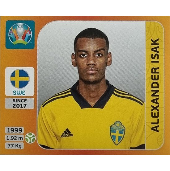 Panini EURO 2020 Sticker Nr 564 Alexander Isak