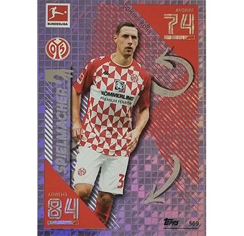 Topps Match Attax Extra 2021/22 Bundesliga Nr - 569 Dominik Kohr Spielmacher