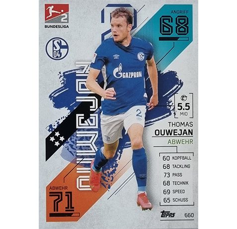 Topps Match Attax Extra 2021/22 Bundesliga Nr - 660 Thomas Ouwejan