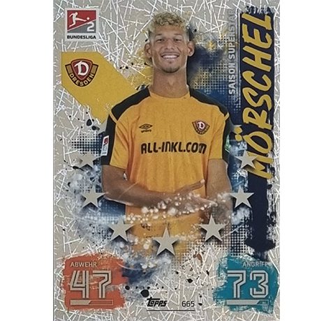 Topps Match Attax Extra 2021/22 Bundesliga Nr - 665 Mörschel Saison Superstar