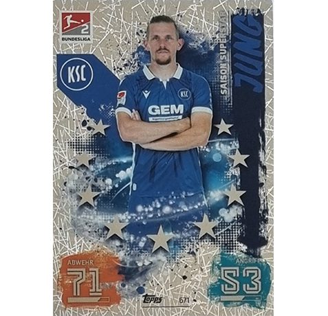 Topps Match Attax Extra 2021/22 Bundesliga Nr - 671 Jung Saison Superstar
