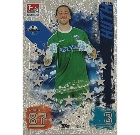 Topps Match Attax Extra 2021/22 Bundesliga Nr - 674 Huth Saison Superstar