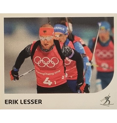 Panini Winterspiele 2022 Peking Sticker - Nr 007 Erik Lesser