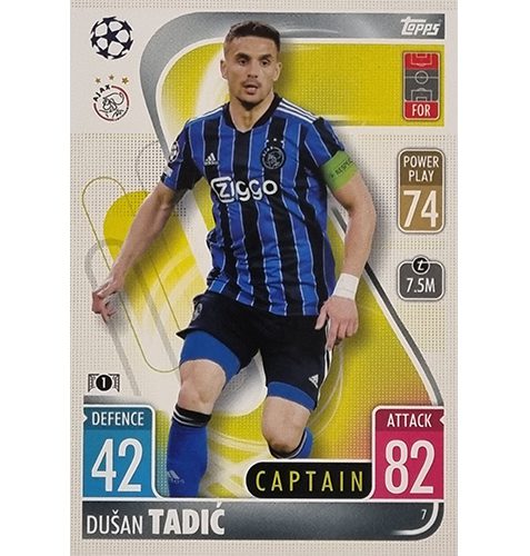 Topps Champions League 2021/2022 Nr 007 Dusan Tadic