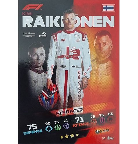 Turbo Attax 2021 Nr 074 Kimi Räikkönen