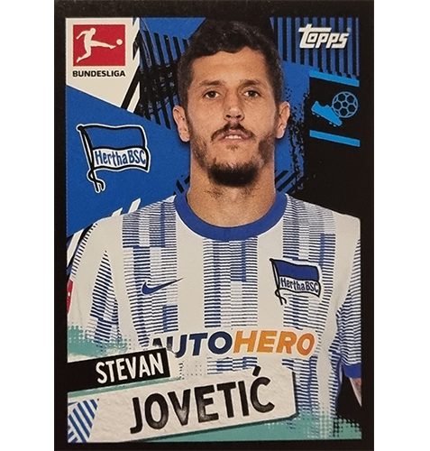 Topps Bundesliga Sticker Saison 2021/2022 Nr 075 Stevan Jovetic