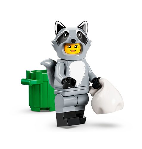 Lego Minifiguren 71032 Serie 22 - Waschbär-Fan