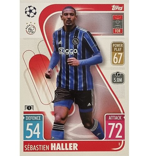 Topps Champions League 2021/2022 Nr 008 Sebastien Haller
