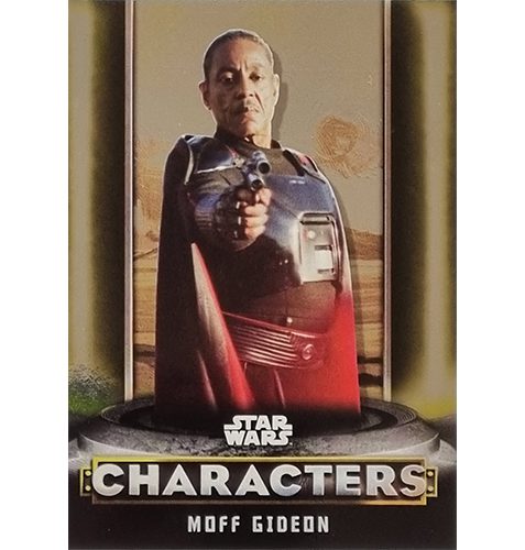 Topps The Mandalorian Trading Cards 2021 Nr C 08 Moff Gideon Yellow Parallels