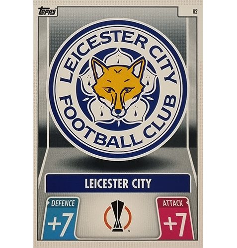 Topps Champions League 2021/2022 Nr 082 Leicester City Team Badge