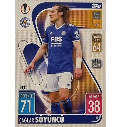Topps Champions League 2021/2022 Nr 088 Caglar Söyüncü