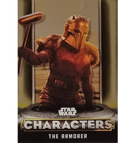 Topps The Mandalorian Trading Cards 2021 Nr C 09 The Armorer Yellow Parallels
