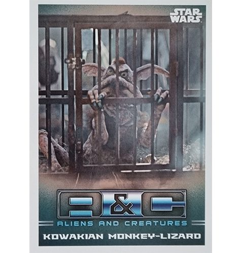 Topps The Mandalorian Trading Cards 2021 Nr AC 4 Kowakian Monkey Lizard