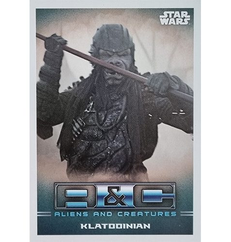 Topps The Mandalorian Trading Cards 2021 Nr AC 9 Klatooinian