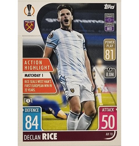 Topps Champions League Extra 2021/2022 AH 10 Declan Rice