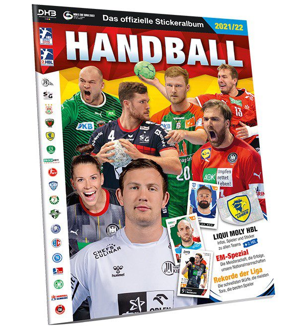 Blue Ocean Handball Sticker 2021-2022 Sammelalbum