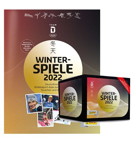 Panini Winterspiele 2022 Peking Sticker - 1x Sammelalbum + 1x Display