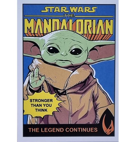 Topps The Mandalorian Trading Cards 2021 Nr CC 3 Comic Book