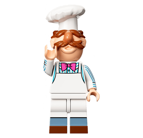 LEGO Minifiguren 71033 The Muppets - Dänischer Koch