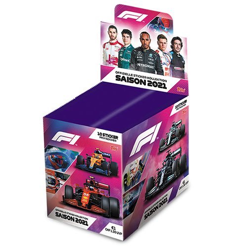 Topps Formula 1 Sticker 2021 Display