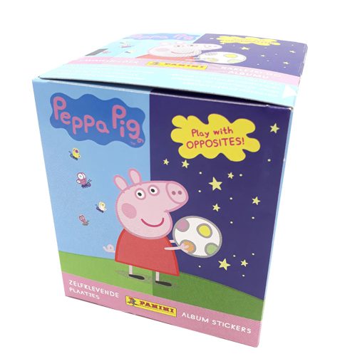 Panini Peppa Pig Spiele mit Gegensätzen Sticker - 1x Display