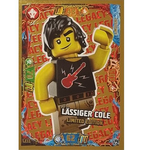 Lego Ninjago Serie 7 Trading Cards Geheimnisse der Tiefe - LE 11 Lässiger Cole