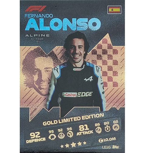 Turbo Attax 2021 LE1G Fernando Alonso