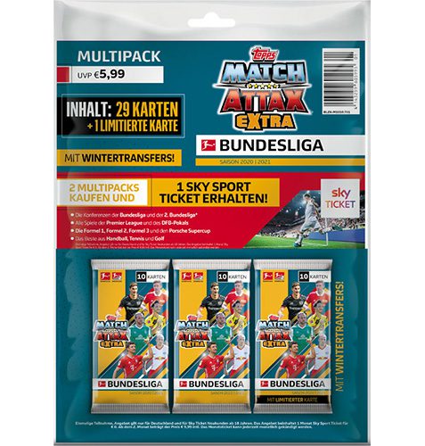 Topps Match Attax Extra 2020/21 Multipack
