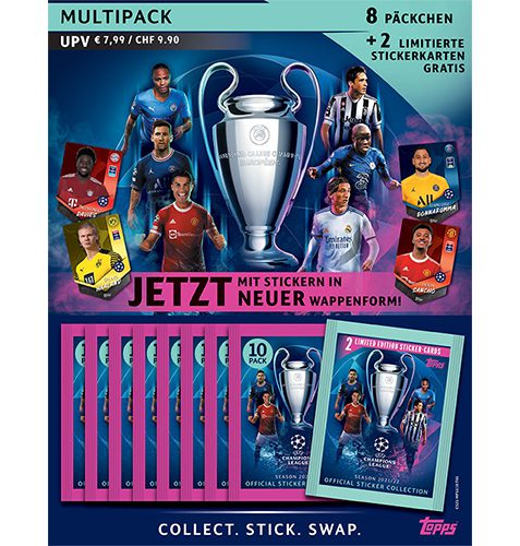 Topps Champions League Sticker 2021/2022 Multipack